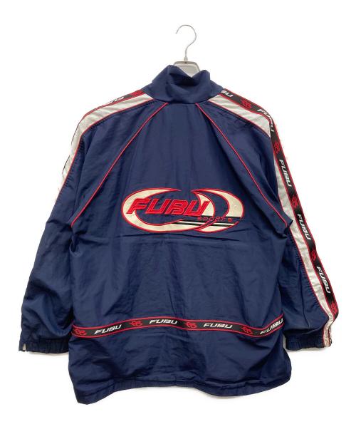 FUBU（フブ）FUBU (フブ) ナイロンジャケット ネイビー サイズ:Lの古着・服飾アイテム