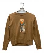 POLO RALPH LAURENポロ・ラルフローレン）の古着「ポロベアープリントスウェット」｜ブラウン