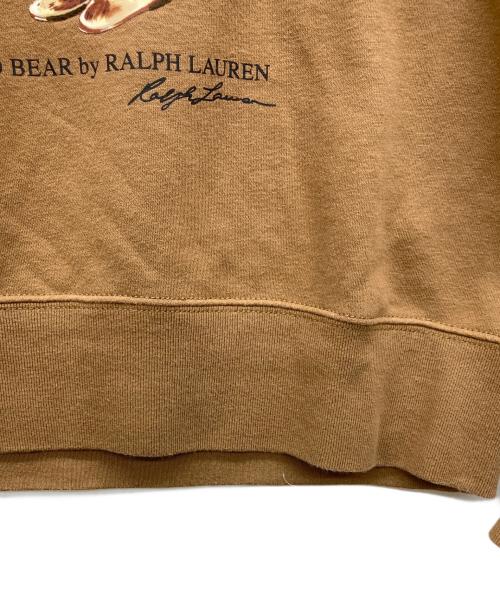 POLO RALPH LAUREN（ポロ・ラルフローレン）POLO RALPH LAUREN (ポロ・ラルフローレン) ポロベアープリントスウェット ブラウン サイズ:XSの古着・服飾アイテム