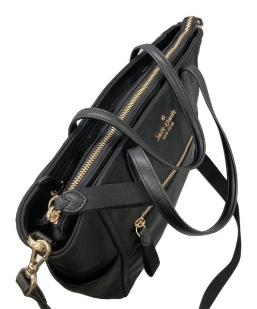 Kate Spade（ケイトスペード）Kate Spade (ケイトスペード) 2WAYショルダーバッグ ブラックの古着・服飾アイテム