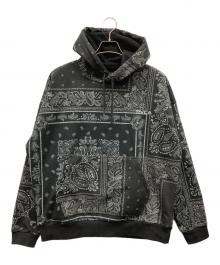 RVCA（ルーカ）の古着「ビッグロゴプルオーバーパーカー」｜ブラック