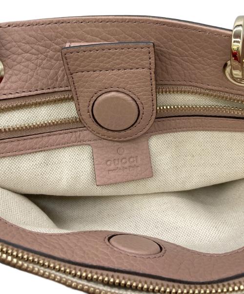 GUCCI（グッチ）GUCCI (グッチ) バンブー ハンドバッグ ベージュの古着・服飾アイテム