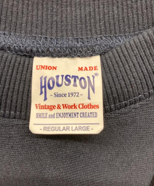 HOUSTON（ヒューストン）HOUSTON (ヒューストン) リバースウィーブタイプスウェット ネイビー サイズ:REGULAR LARGEの古着・服飾アイテム