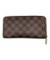 LOUIS VUITTON (ルイ ヴィトン) ラウンドジップウォレット ブラウン：5000円