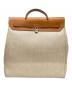 HERMES (エルメス) エールバッグMM ブラウン×ベージュ：40000円