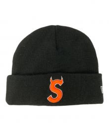 SUPREME×New Era（シュプリーム×ニューエラ）の古着「Devil Logo Beanie」｜ブラック
