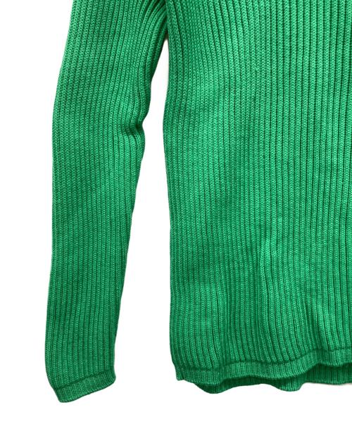 STONE ISLAND（ストーンアイランド）STONE ISLAND (ストーンアイランド) クルーネックワッペンリブニット グリーン サイズ:Sの古着・服飾アイテム