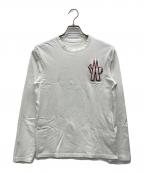 MONCLERモンクレール）の古着「MAGLIA T-SHIRT」｜ホワイト