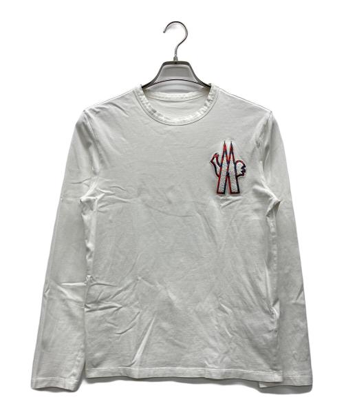 MONCLER（モンクレール）MONCLER (モンクレール) MAGLIA T-SHIRT ホワイト サイズ:不明の古着・服飾アイテム
