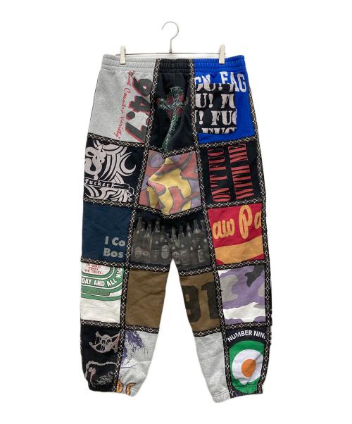 SUPREME（シュプリーム）SUPREME (シュプリーム) NUMBER (N)INE (ナンバーナイン) Patchwork Sweat マルチカラー サイズ:Lの古着・服飾アイテム