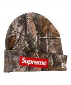 SUPREME×New Eraシュプリーム×ニューエラ）の古着「Box Logo Beanie」｜カーキ