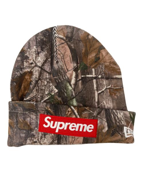 SUPREME（シュプリーム）Supreme (シュプリーム) New Era (ニューエラ) Box Logo Beanie カーキの古着・服飾アイテム