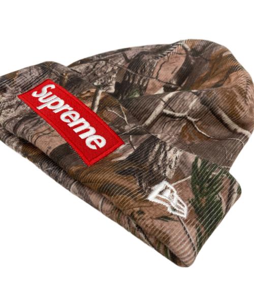 SUPREME（シュプリーム）Supreme (シュプリーム) New Era (ニューエラ) Box Logo Beanie カーキの古着・服飾アイテム