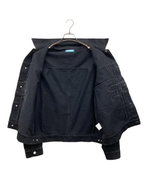 ICE CREAM（アイスクリーム）ICE CREAM (アイスクリーム) Denim Jacket ブラック サイズ:Mの古着・服飾アイテム