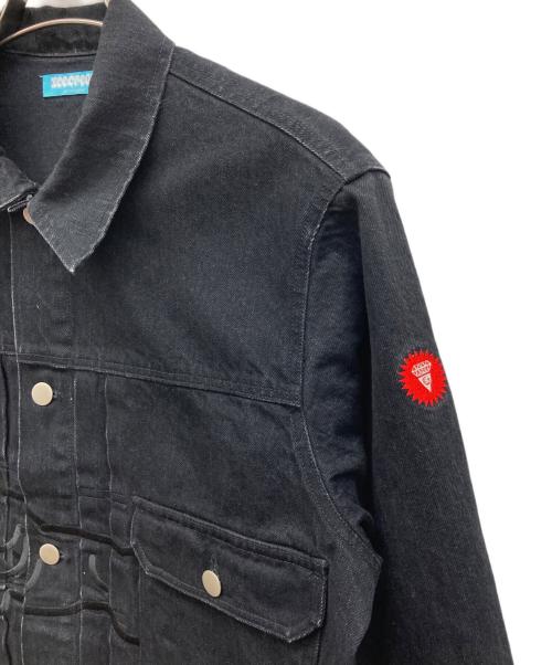 ICE CREAM（アイスクリーム）ICE CREAM (アイスクリーム) Denim Jacket ブラック サイズ:Mの古着・服飾アイテム