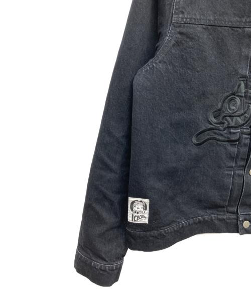 ICE CREAM（アイスクリーム）ICE CREAM (アイスクリーム) Denim Jacket ブラック サイズ:Mの古着・服飾アイテム