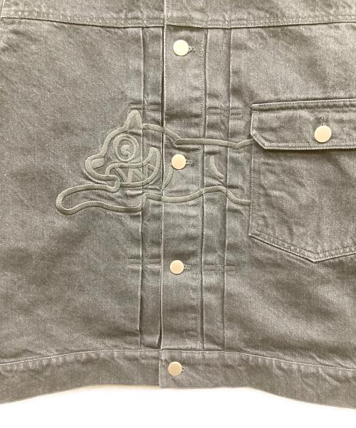 ICE CREAM（アイスクリーム）ICE CREAM (アイスクリーム) Denim Jacket ブラック サイズ:Mの古着・服飾アイテム