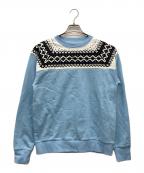 TENDERLOIN(合同会社テンダーロイン)テンダーロイン（ゴウドウガイシャ テンダーロイン））の古着「NORDIC SWEATSHIRTS SAX」｜スカイブルー