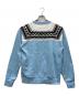 TENDERLOIN(合同会社テンダーロイン) (テンダーロイン（ゴウドウガイシャ テンダーロイン）) NORDIC SWEATSHIRTS SAX スカイブルー サイズ:M：18000円