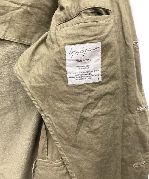 YOHJI YAMAMOTO（ヨウジヤマモト）YOHJI YAMAMOTO (ヨウジヤマモト) ミリタリージャケット カーキ サイズ:なしの古着・服飾アイテム