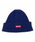 Supreme（シュプリーム）の古着「SMALL BOX LOGO BEANIE」｜ネイビー
