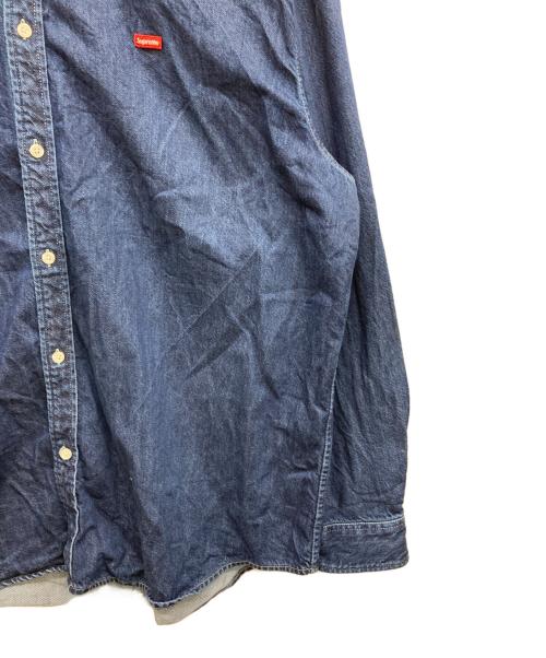 SUPREME（シュプリーム）Supreme (シュプリーム) Small Box Denim Shirt インディゴ サイズ:XLの古着・服飾アイテム
