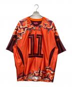 SUPREMEシュプリーム）の古着「Stars Football Jersey」｜オレンジ