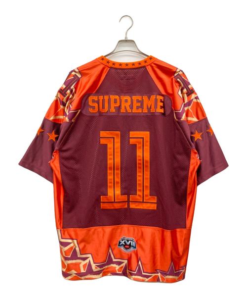 SUPREME（シュプリーム）Supreme (シュプリーム) Stars Football Jersey オレンジ サイズ:XLの古着・服飾アイテム