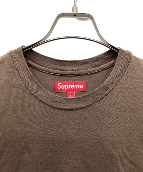SUPREME（シュプリーム）Supreme (シュプリーム) intarsia S/S TOP Brown ブラウン サイズ:Sの古着・服飾アイテム