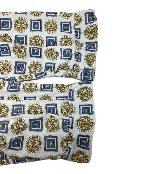 USED（ユーズド）USED (ユーズド) 総柄パシャマシャツ スカイブルー サイズ:表記無しの古着・服飾アイテム