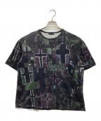 LAD MUSICIANラッドミュージシャン）の古着「CROSS BIF T-shirt」｜ブラック