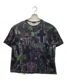 LAD MUSICIAN（ラッドミュージシャン）の古着「CROSS BIF T-shirt」｜ブラック