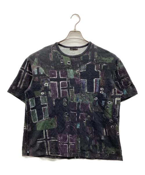 LAD MUSICIAN（ラッドミュージシャン）LAD MUSICIAN (ラッドミュージシャン) CROSS BIF T-shirt ブラック サイズ:42の古着・服飾アイテム