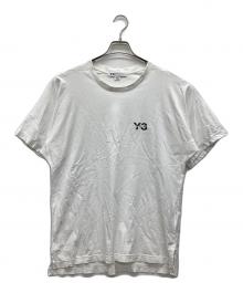 Y-3（ワイスリー）の古着「ロゴプリント刺繍 ビッグシルエット Tシャツ」｜ホワイト