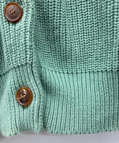 DEMY BY DEMYLEE（デミー バイ デミリー）demy by demylee (デミー バイ デミリー) コットンニットカーディガン 黄緑 サイズ:XSの古着・服飾アイテム