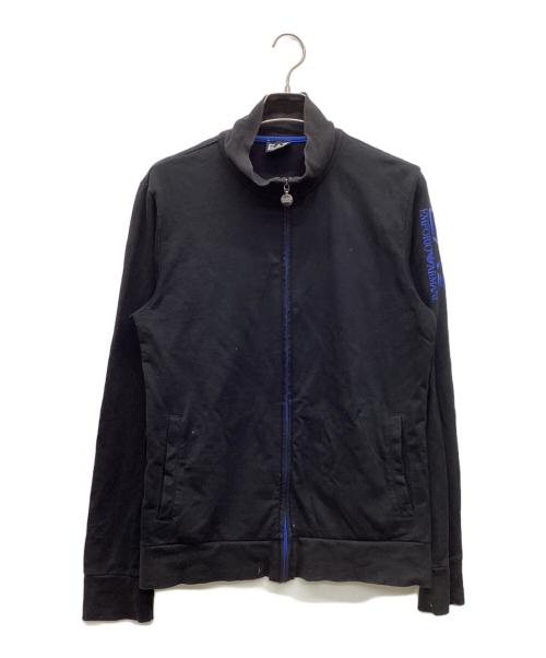 EMPORIO ARMANI（エンポリオ アルマーニ）EMPORIO ARMANI (エンポリオ アルマーニ) トラックジャケット ブラック サイズ:Lの古着・服飾アイテム