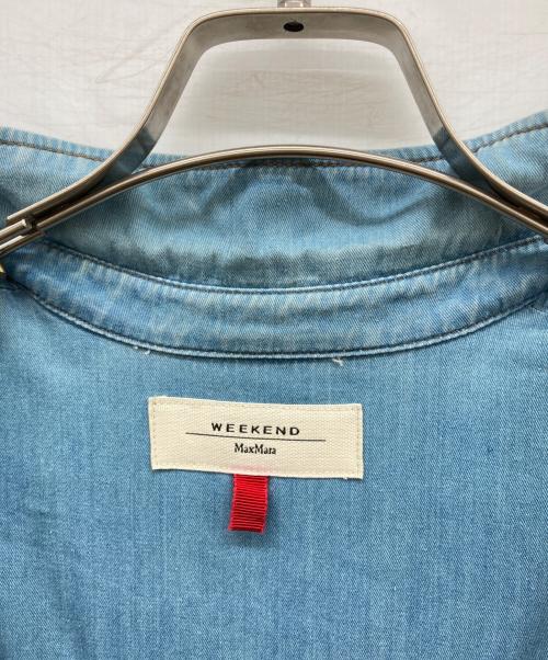 WEEKEND Max Mara（ウィークエンド マックスマーラ）Weekend Max Mara (ウィークエンド マックスマーラ) デニムシャツ Koszula Arabia インディゴ サイズ:I J40の古着・服飾アイテム