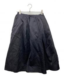 UNDERCOVER（アンダーカバー）の古着「タックスカート」｜ネイビー
