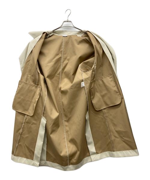 COLUMN（コラム）COLUMN (コラム) ボンディング ジレ ショート スリーブ コート ベージュ サイズ:36の古着・服飾アイテム