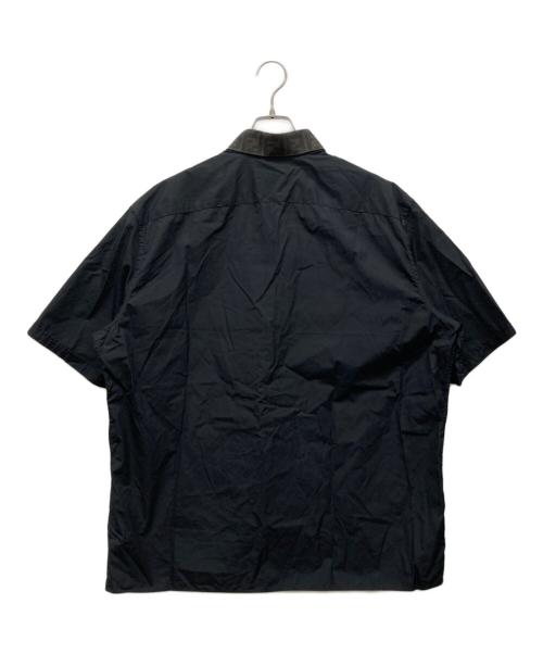 FENDI（フェンディ）FENDI (フェンディ) ズッカ柄切替シャツ ブラック サイズ:42の古着・服飾アイテム