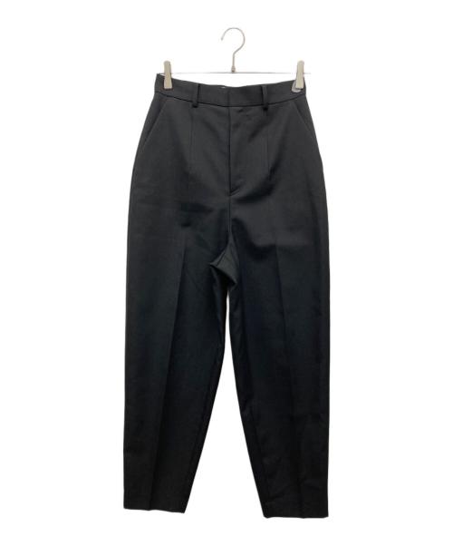ENFOLD（エンフォルド）ENFOLD (エンフォルド) DRAPE TAPERED-TROUSERS ブラック サイズ:38の古着・服飾アイテム