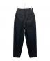 ENFOLD (エンフォルド) DRAPE TAPERED-TROUSERS ブラック サイズ:38：7000円
