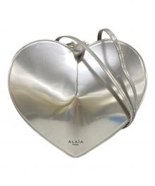 ALAIA（アライア）の古着「ハート型ショルダーバッグ」｜シルバー