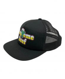 SUPREME（シュプリーム）の古着「Beef Mesh Back 5-Panel Cap」｜ブラック