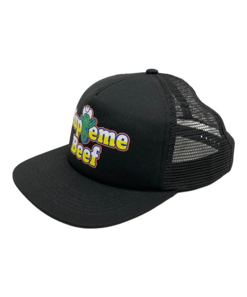 SUPREME（シュプリーム）Supreme (シュプリーム) Beef Mesh Back 5-Panel Cap ブラックの古着・服飾アイテム