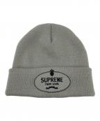 SUPREMEシュプリーム）の古着「Crest Beanie」｜グレー