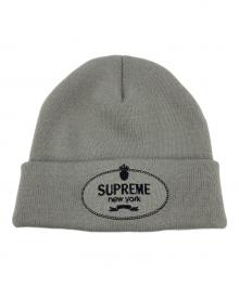 SUPREME（シュプリーム）の古着「Crest Beanie」｜グレー