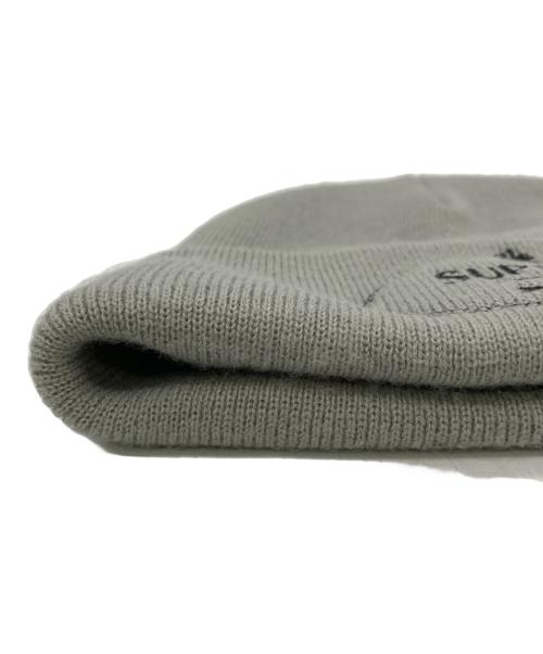 SUPREME（シュプリーム）Supreme (シュプリーム) Crest Beanie グレーの古着・服飾アイテム