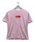 Supreme（シュプリーム）の古着「26SS Arabic Box Logo Tee」｜ピンク