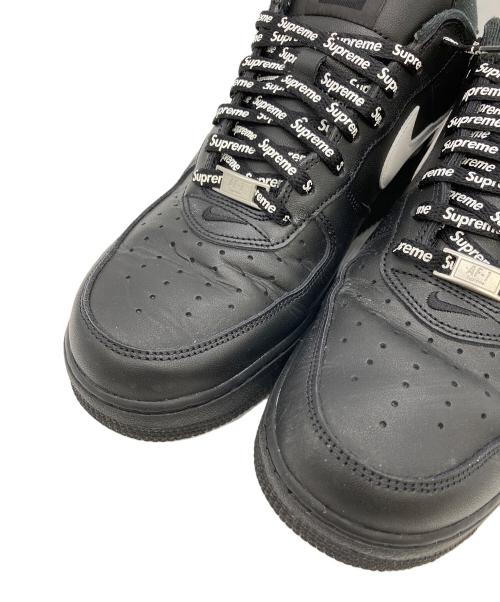 NIKE（ナイキ）NIKE (ナイキ) Supreme (シュプリーム) ローカットスニーカー　AIR FORCE1 LOW　エアフォース１ ブラック サイズ:US11の古着・服飾アイテム